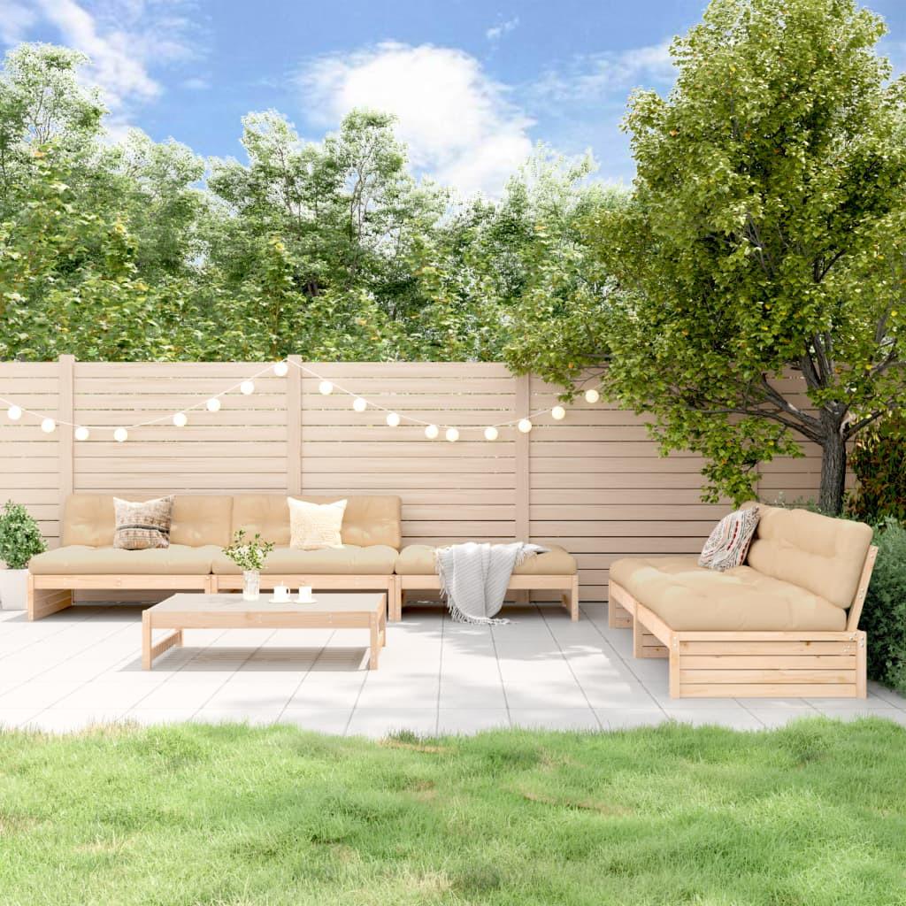 VidaXL Garten lounge set holz