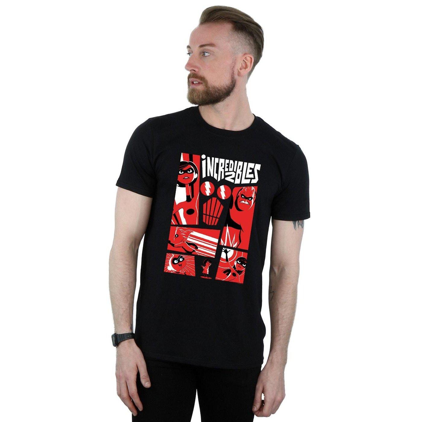 The Incredibles Incredibles Character Panel Regular Fit T-Shirt