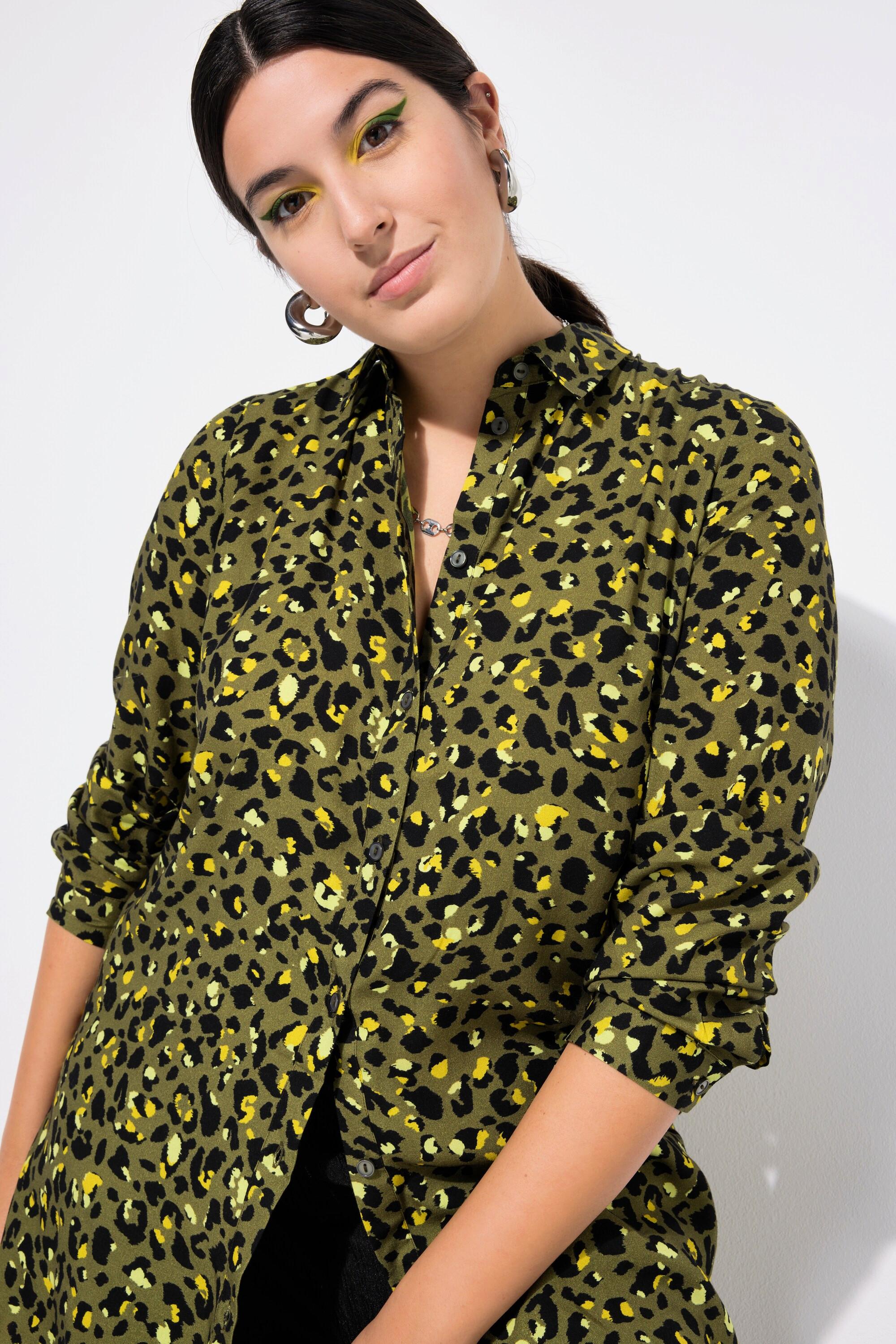 Studio Untold Hemdbluse, Boxy Shape moosgrün