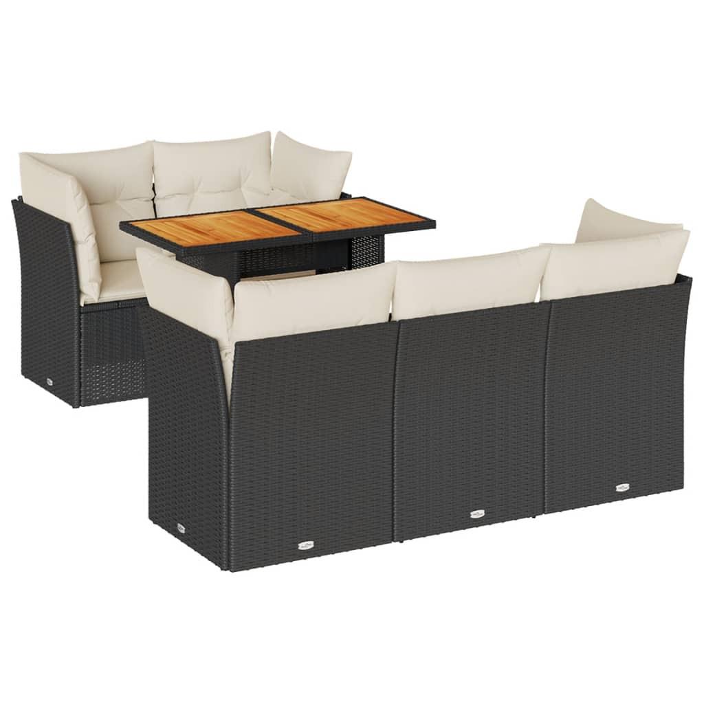 VidaXL Garten sofagarnitur poly-rattan