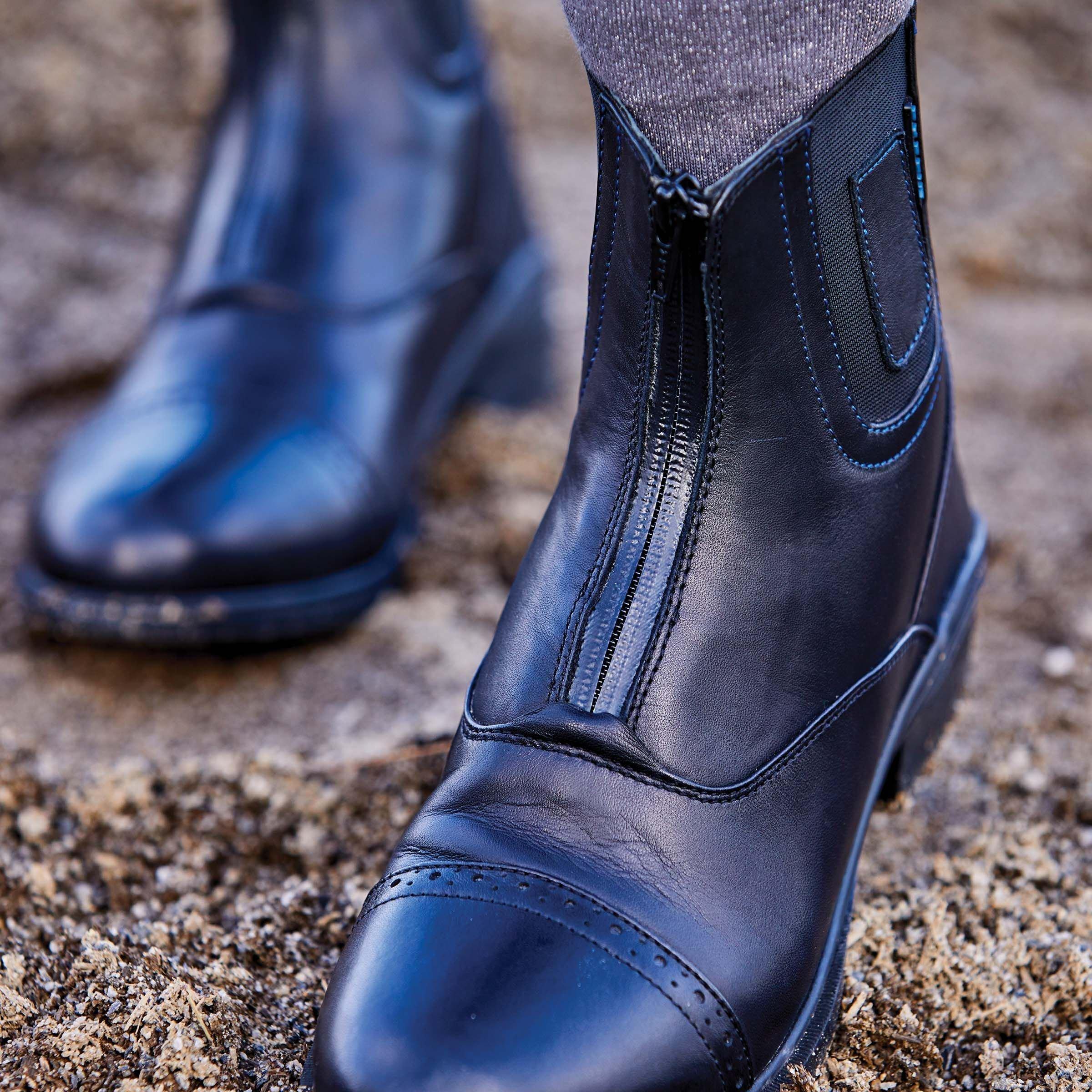 Weatherbeeta Wasserdichte Reitstiefel Evolution Zip Front Paddock