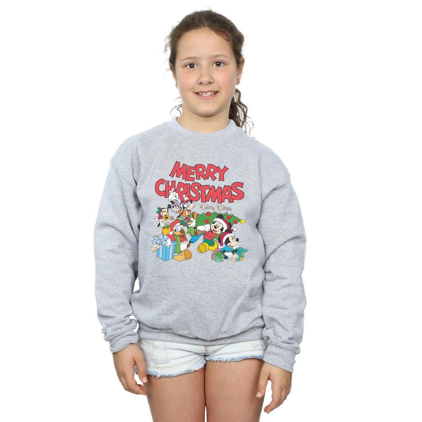 Disney Mickey Mouse And FriendsWinter Wishes Sweatshirt