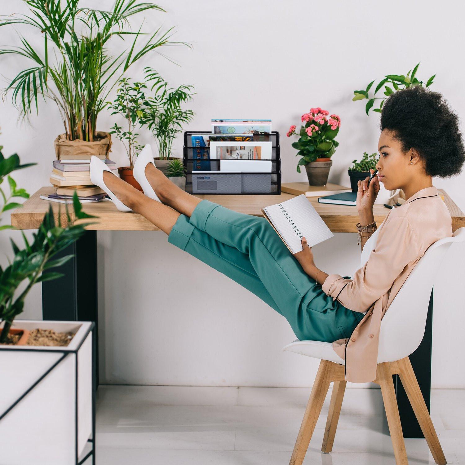 B2X Zeitschriftenständer aus Metall mit 4 Fächern