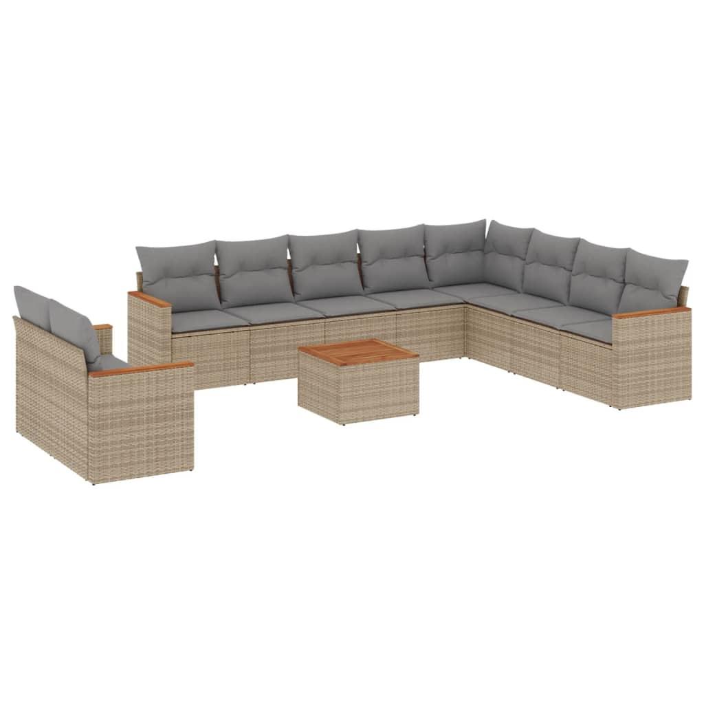 VidaXL Garten sofagarnitur poly-rattan