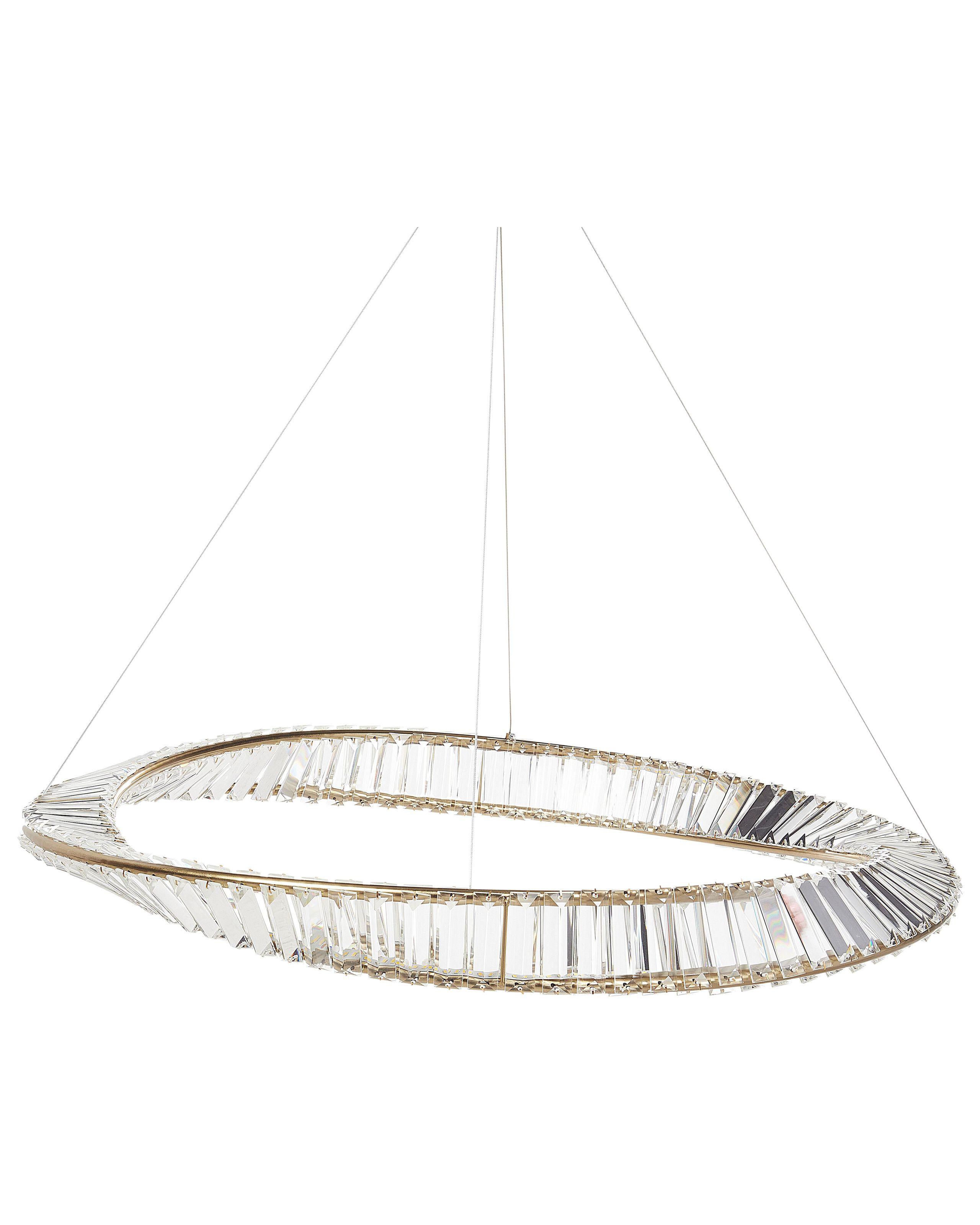 Beliani LED Kronleuchter aus Eisen Modern ROSENDE
