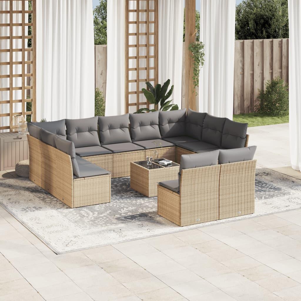 VidaXL Garten sofagarnitur poly-rattan