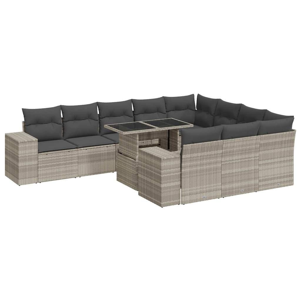VidaXL Garten sofagarnitur poly-rattan