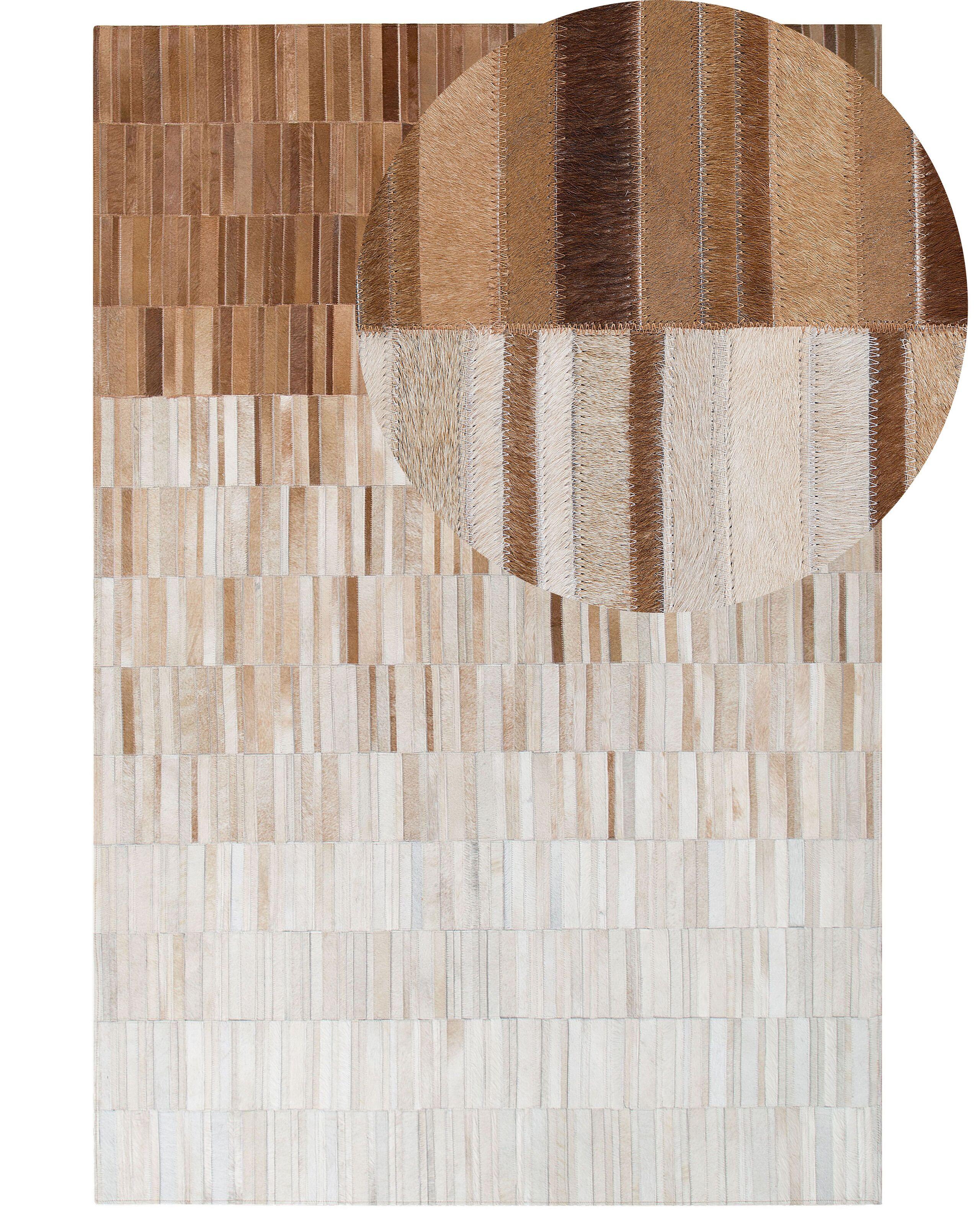 Beliani Teppich aus Kuhfell Industriell YAGDA