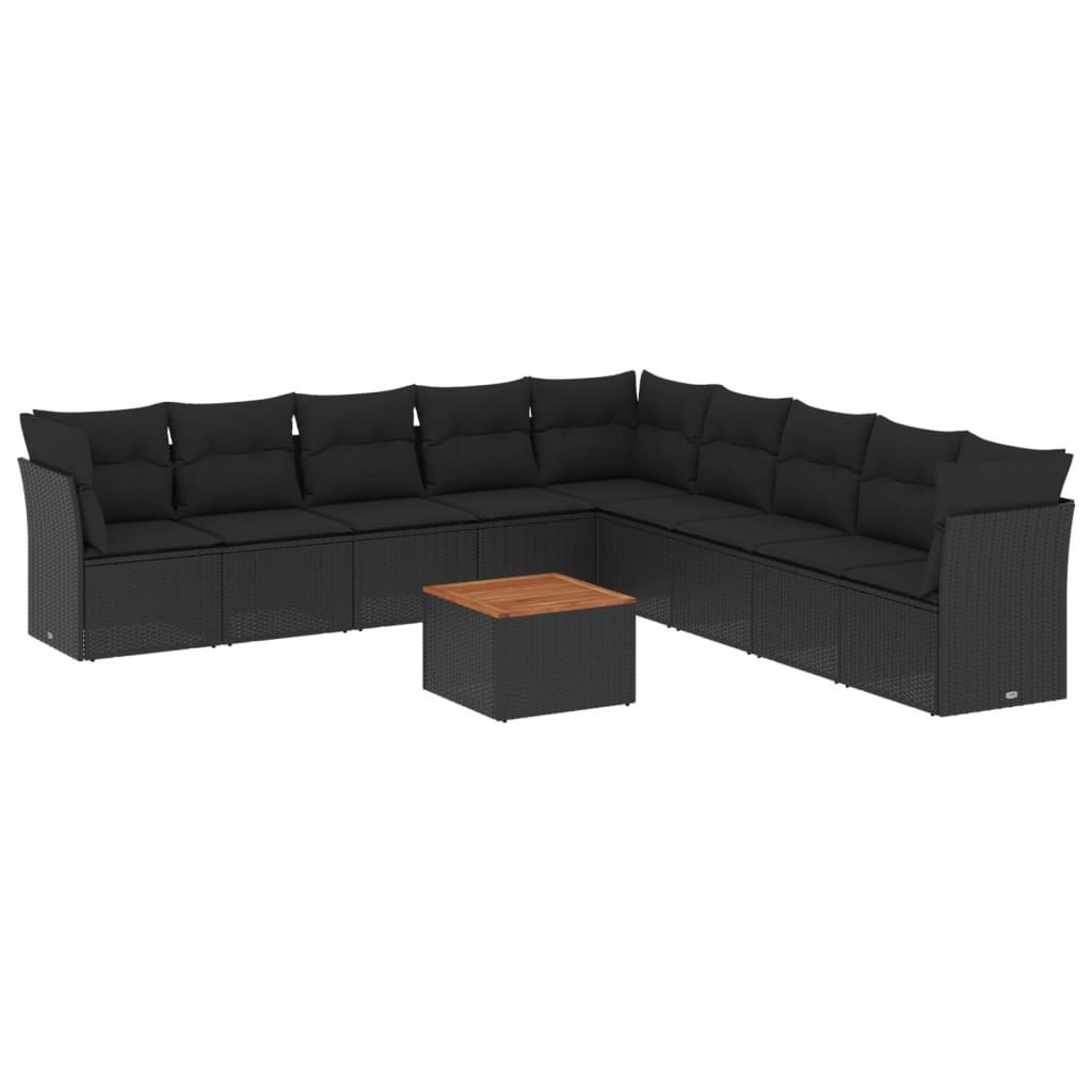 VidaXL Garten sofagarnitur poly-rattan