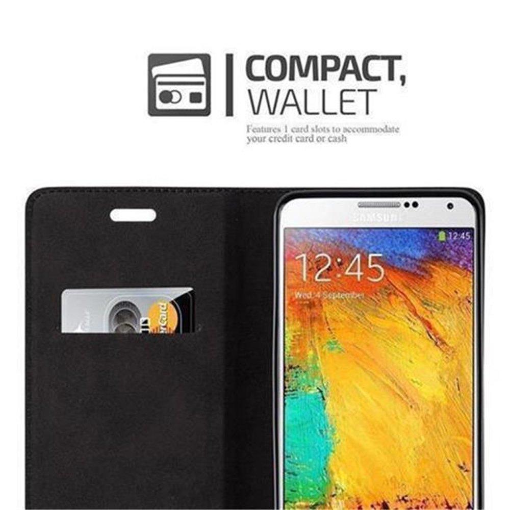 Cadorabo Hülle für Samsung Galaxy NOTE 3 Magnetverschluss, Kartenfach