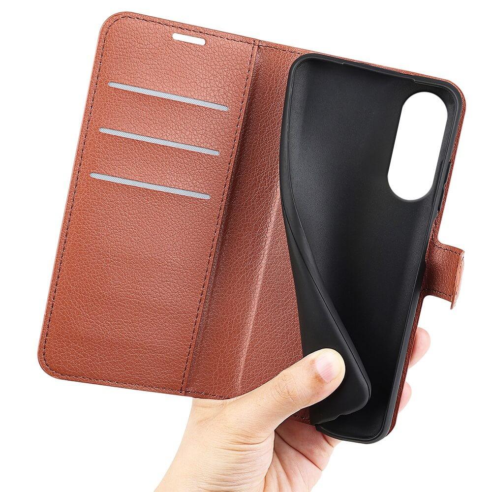 Cover-Discount Galaxy S25 Edge - Leder Etui Hülle