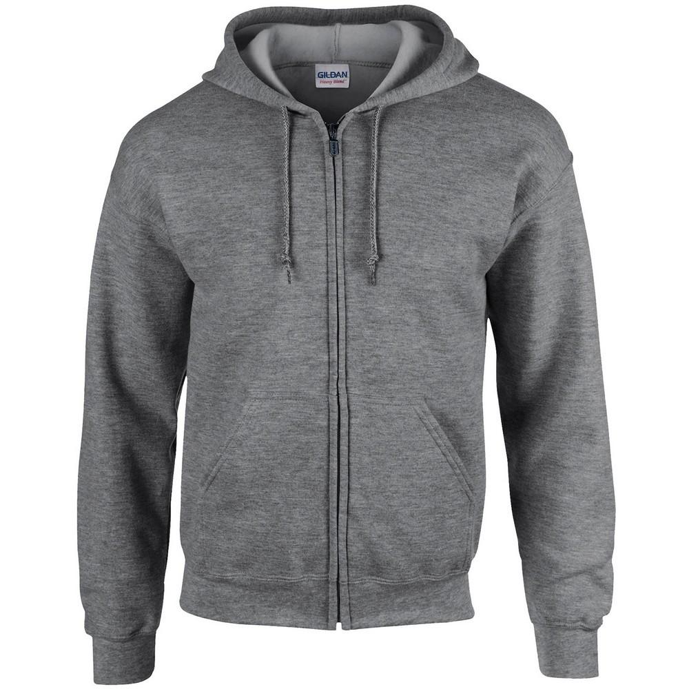 Gildan Hoodie mit durchgehendem Reißverschluss