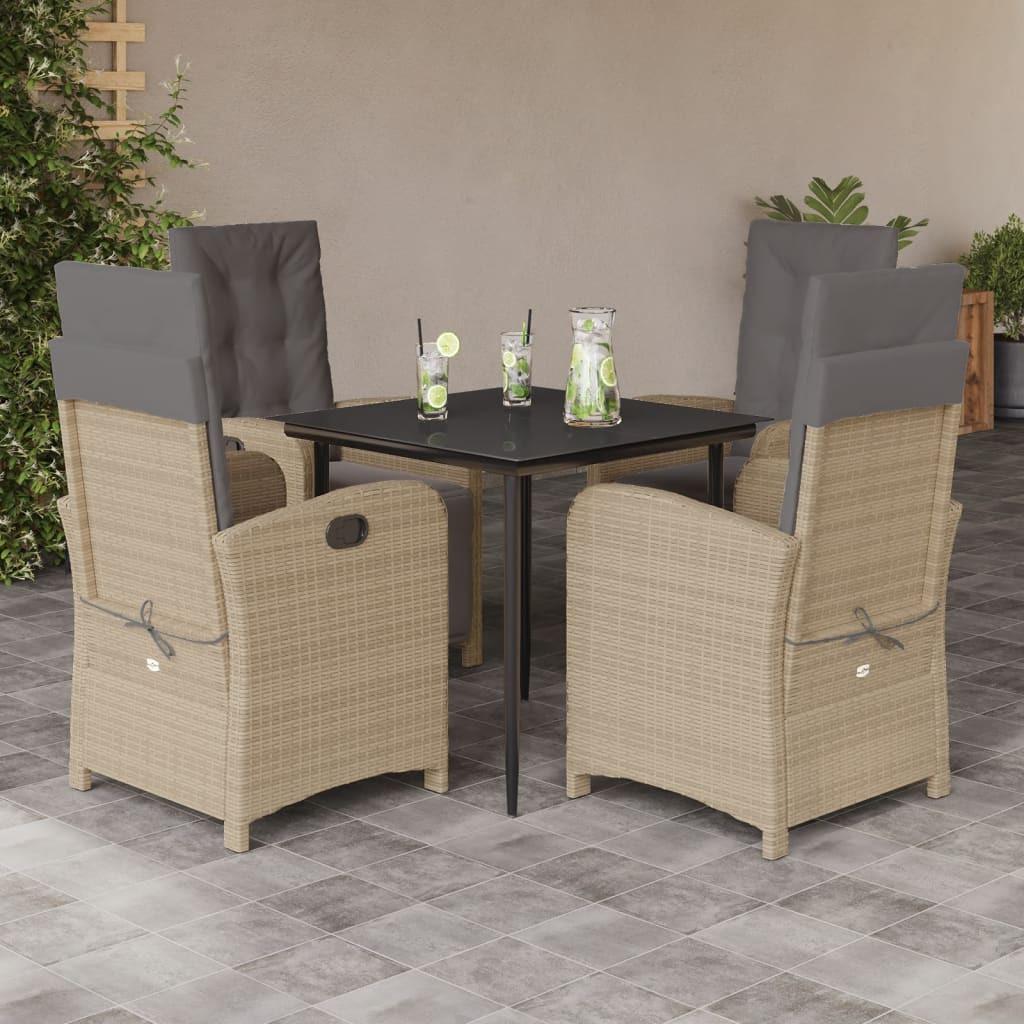 VidaXL Garten essgruppe poly-rattan