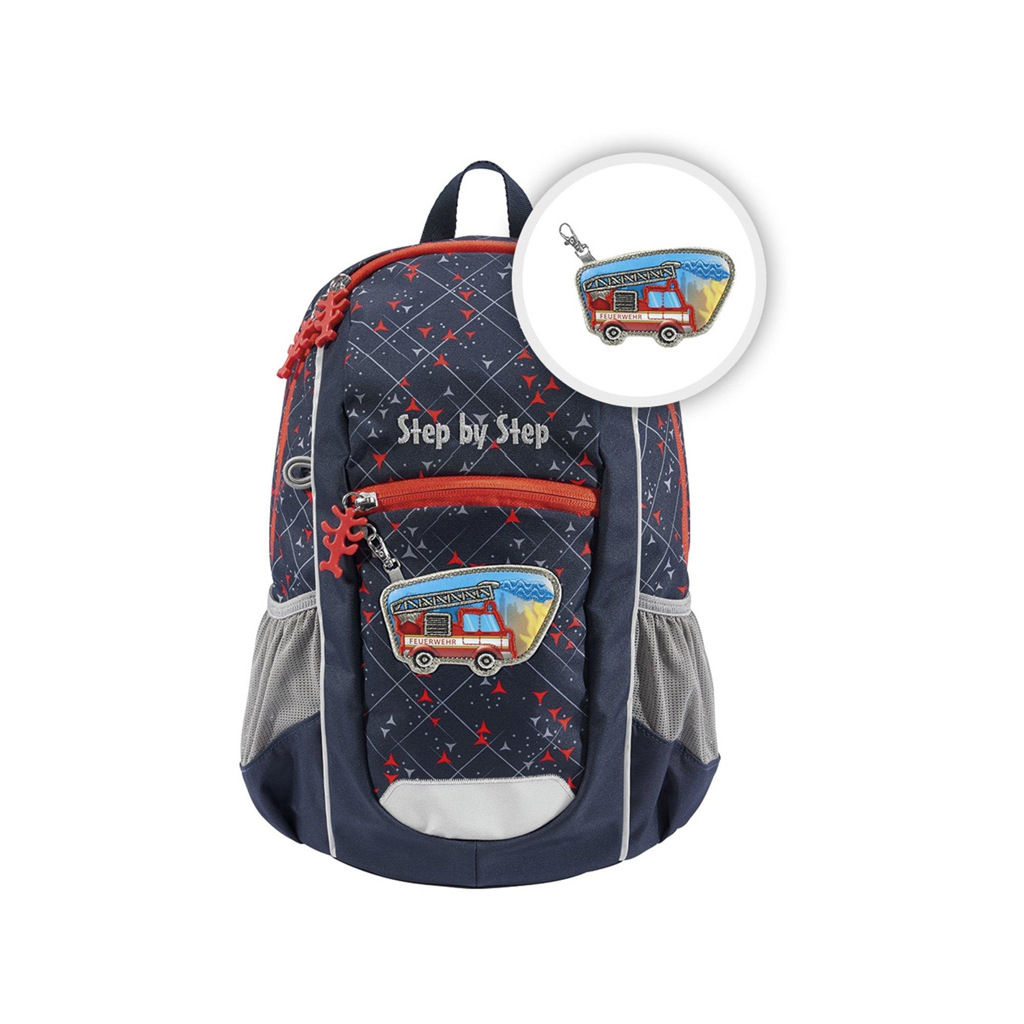 Step by Step Kindergarten Rucksack-Set, 2-teilig Fire Truck Finn