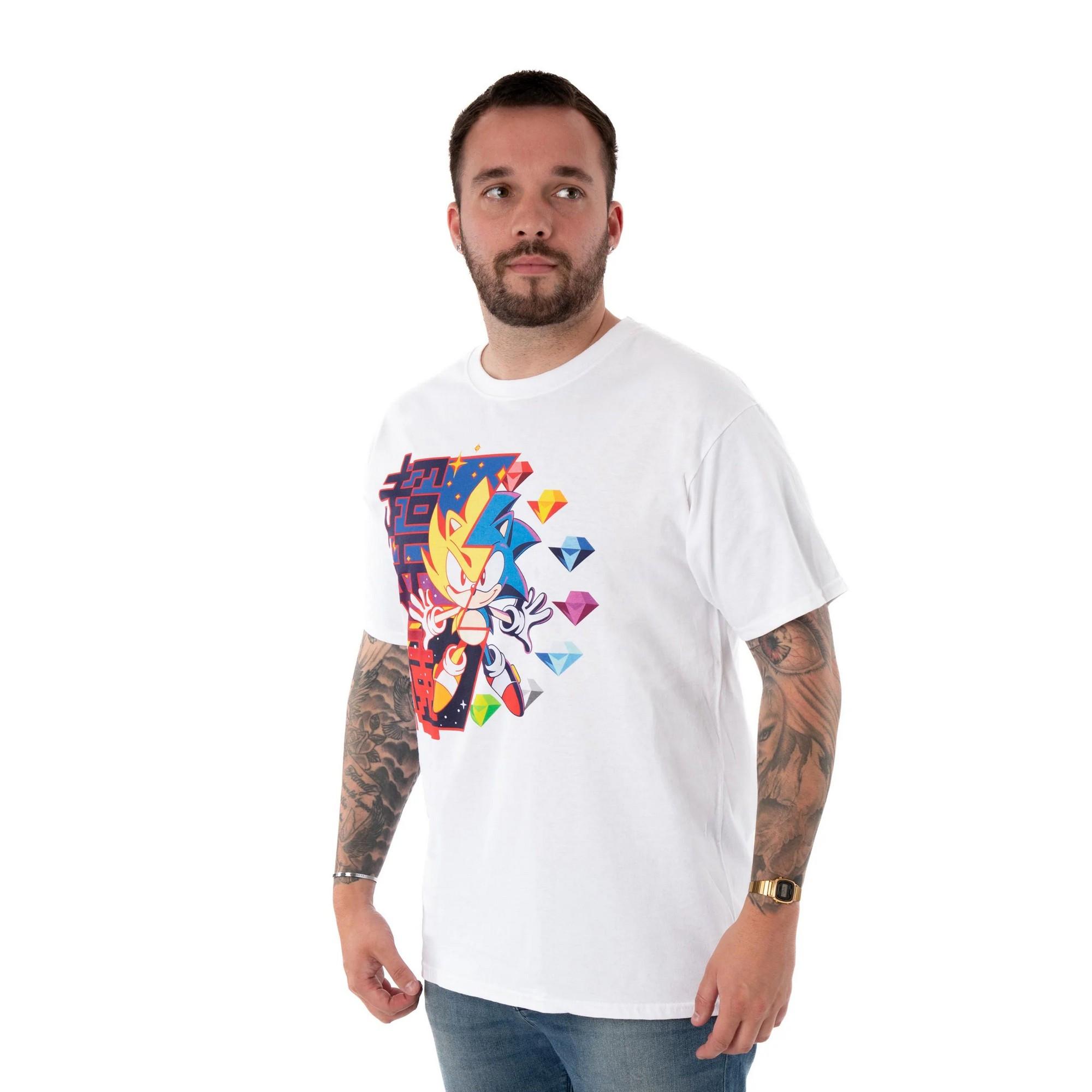 Sonic The Hedgehog Sonic Grafikdruck T-Shirt