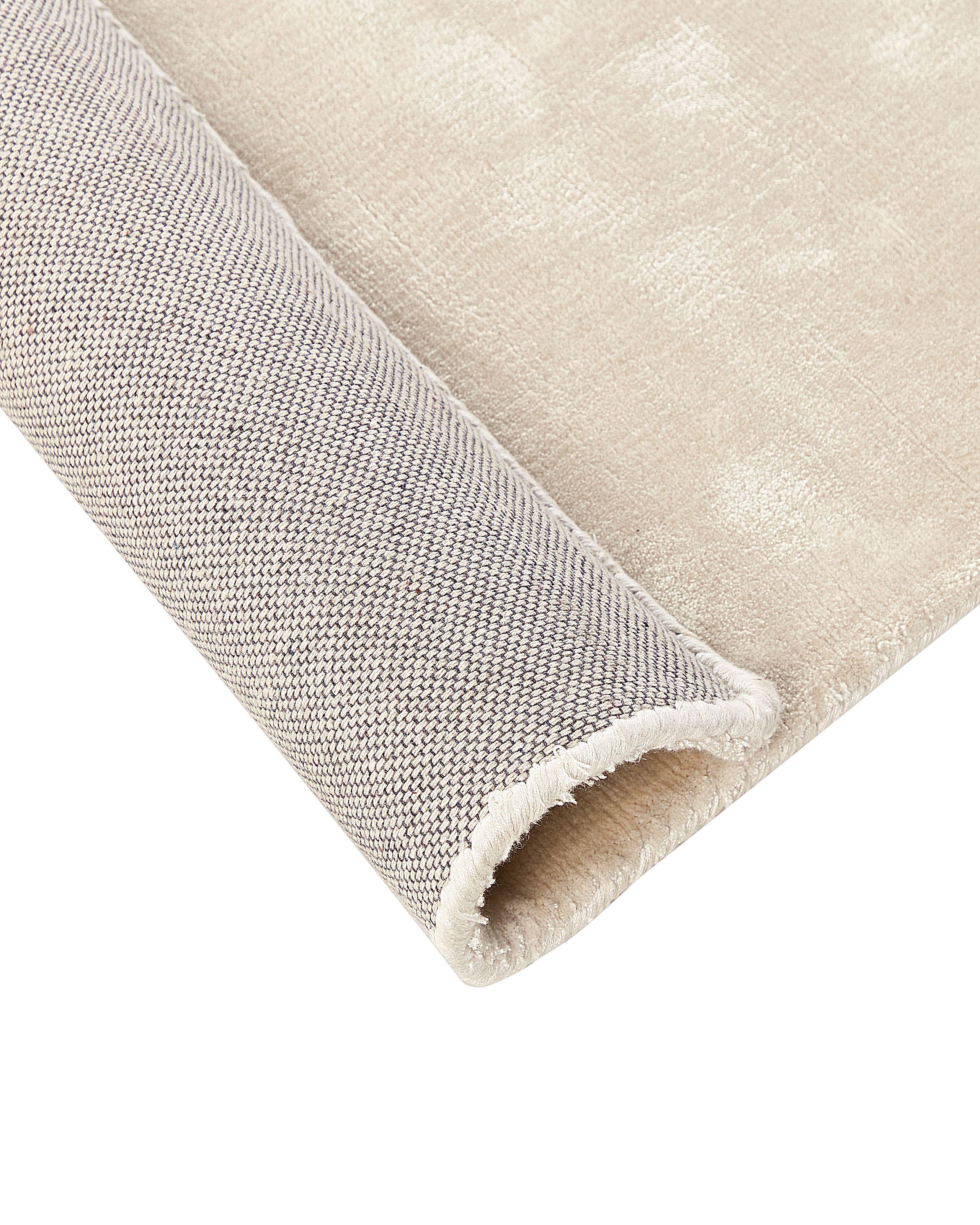 Beliani Teppich aus Viskose Minimalistisch GESI II