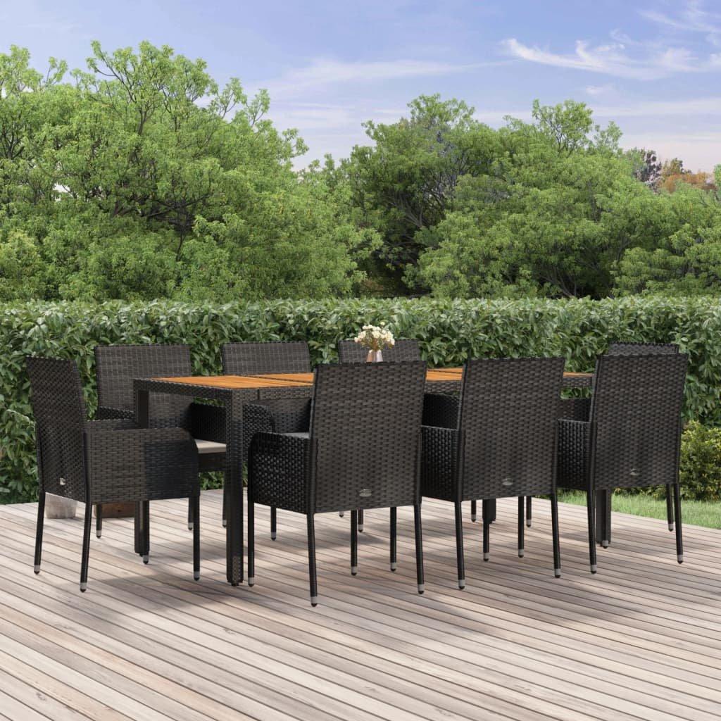 VidaXL Garten essgruppe poly-rattan