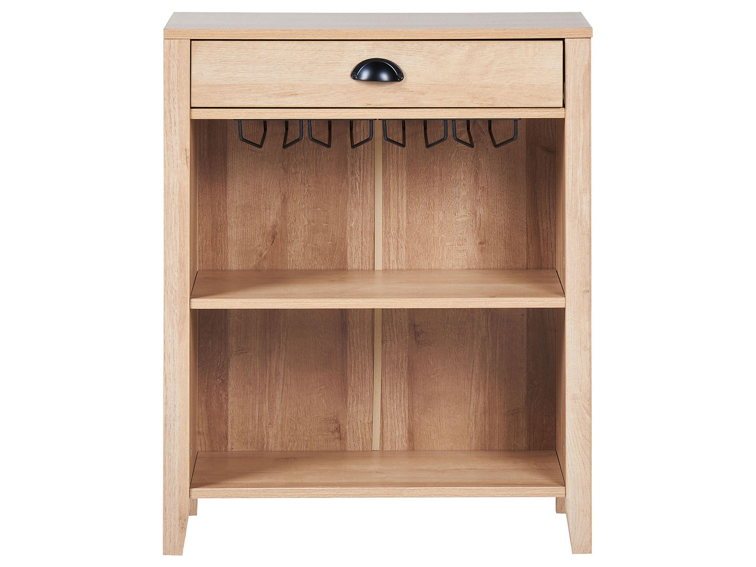 Beliani Sideboard aus Faserplatte Rustikal WALKERSTON