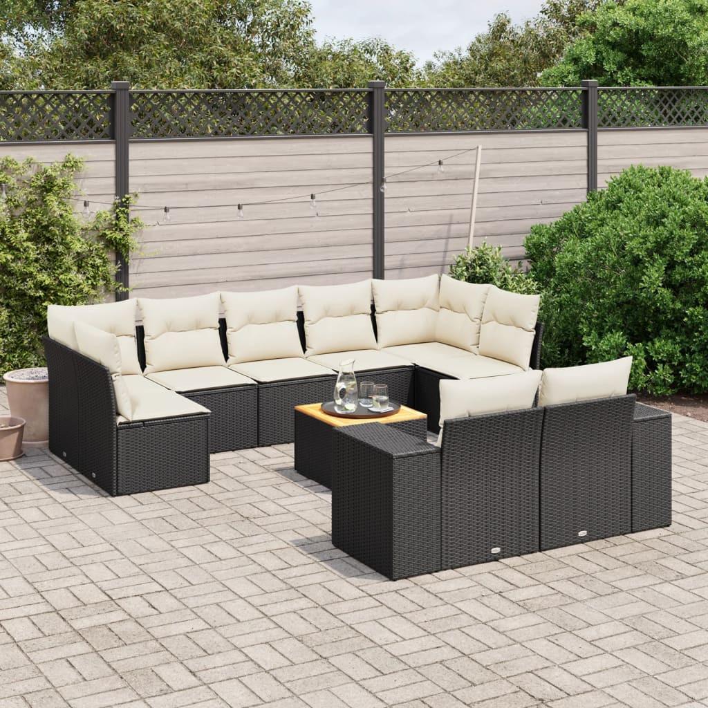 VidaXL Garten sofagarnitur poly-rattan