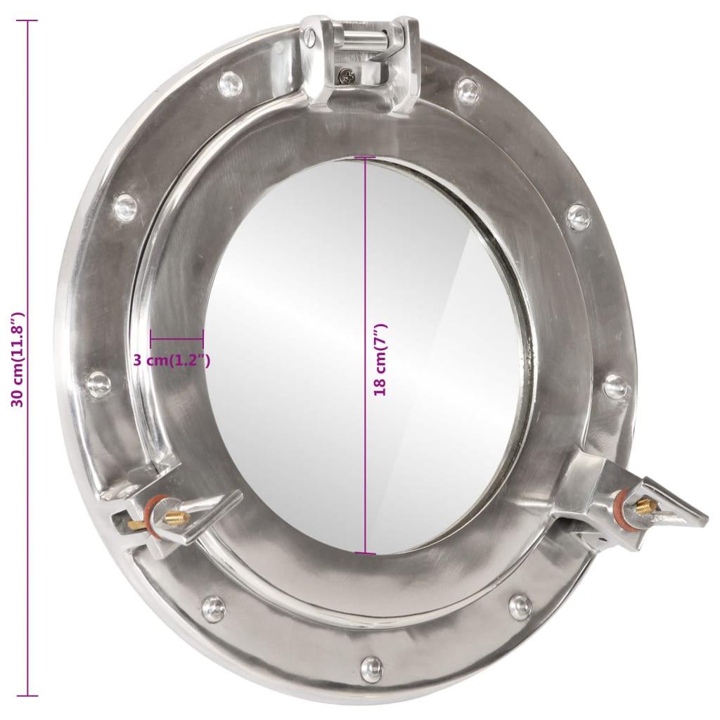 VidaXL Bullaugen spiegel aluminium