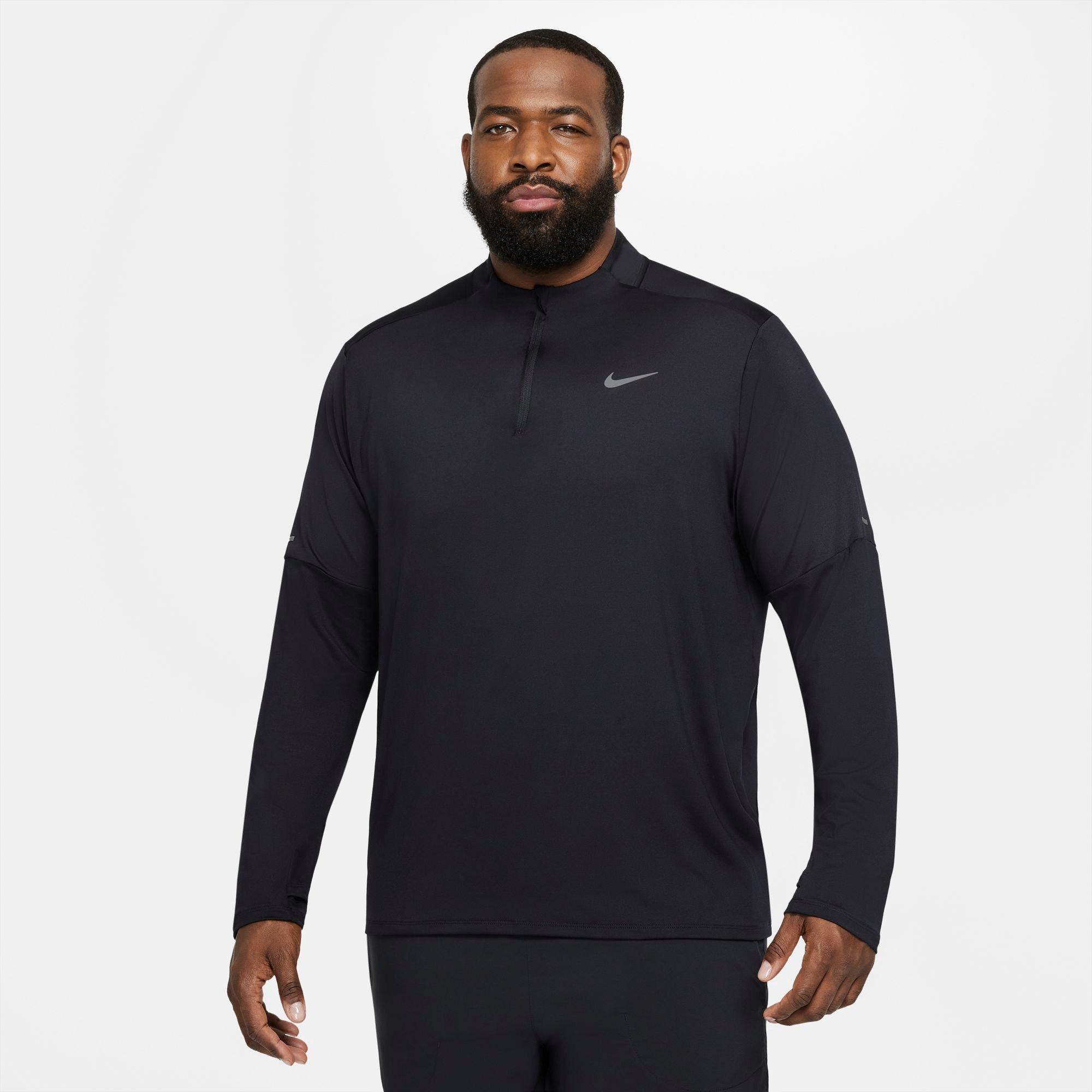 NIKE M NK DF ELMNT TOP HZ Running-Shirt, langarm