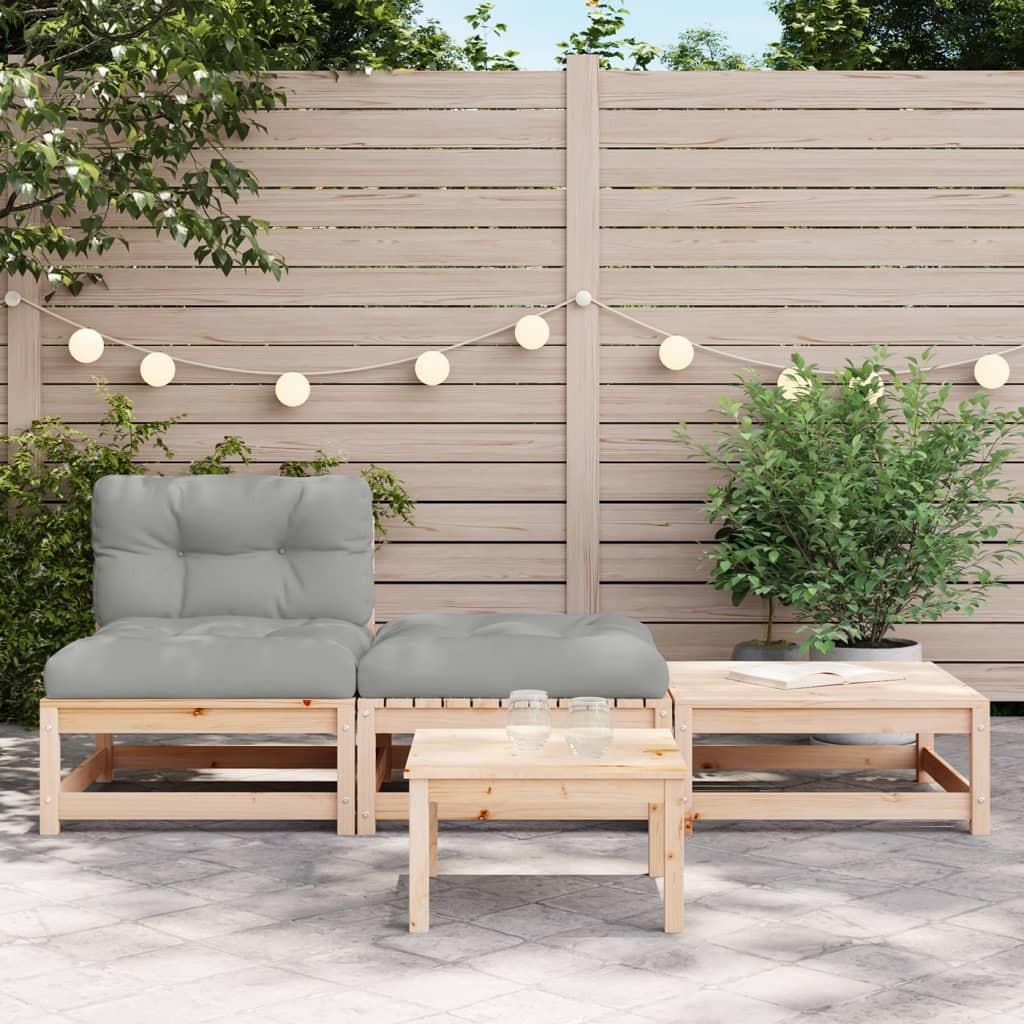 VidaXL Gartensofa holz