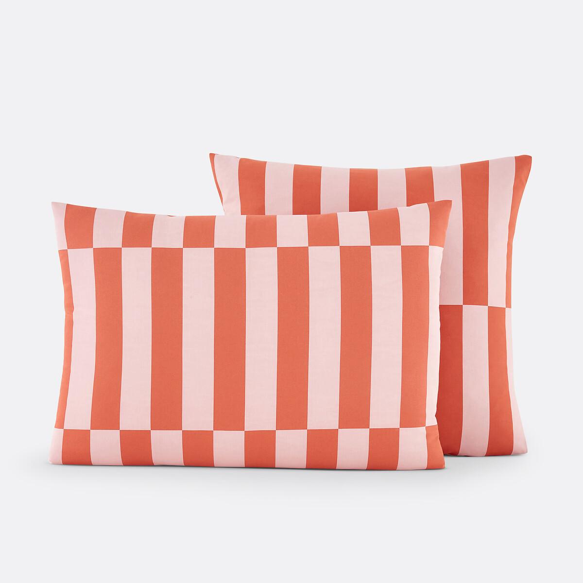 La Redoute Intérieurs Kissenbezug Tabaka mit 50% recycelter Baumwolle