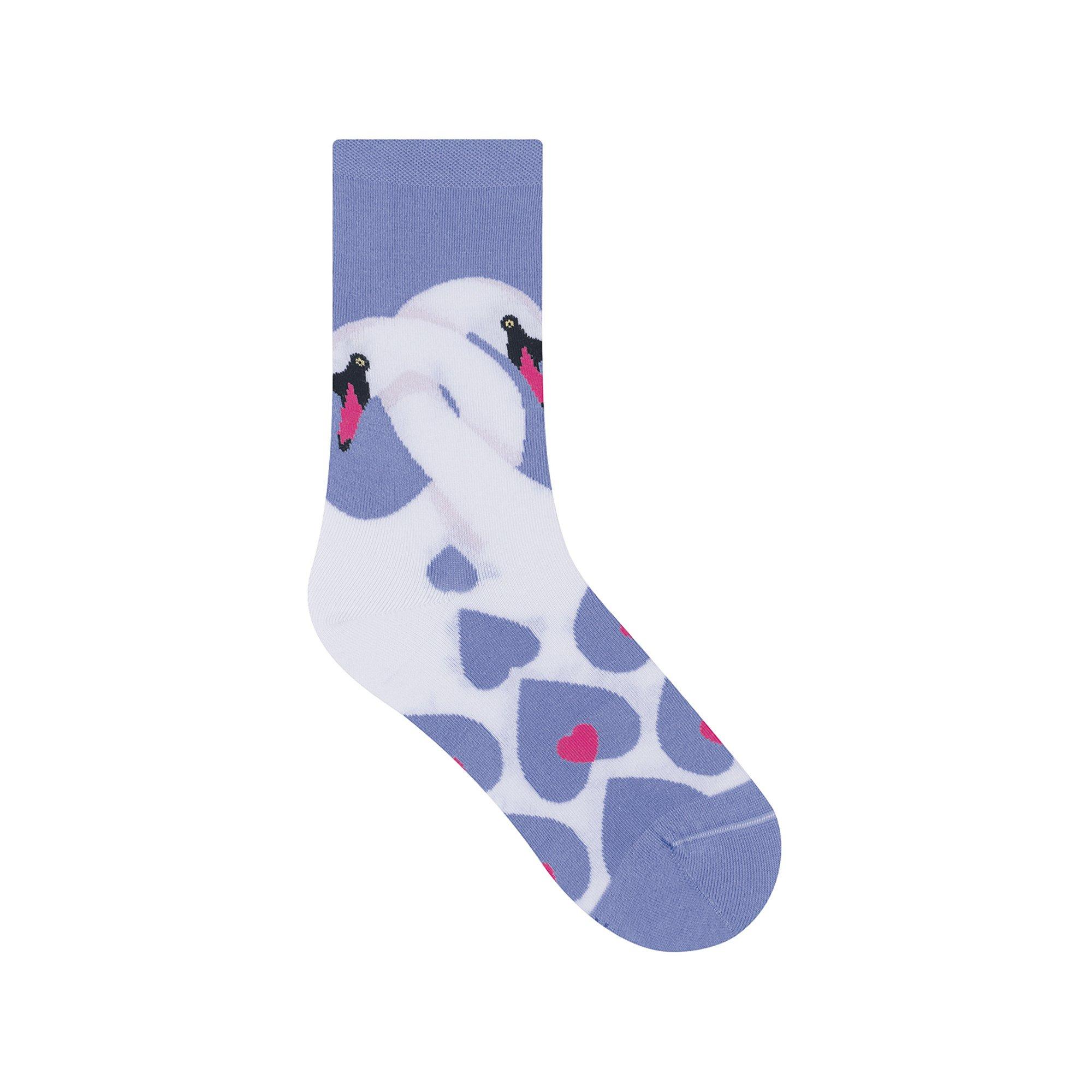 BLEU FORET CHAUSS. CYGNES Socken
