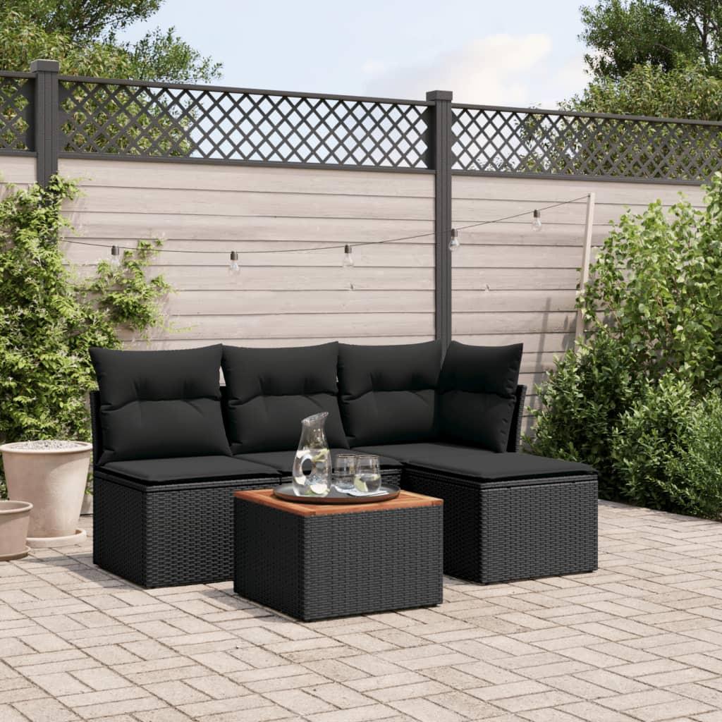VidaXL Garten sofagarnitur poly-rattan