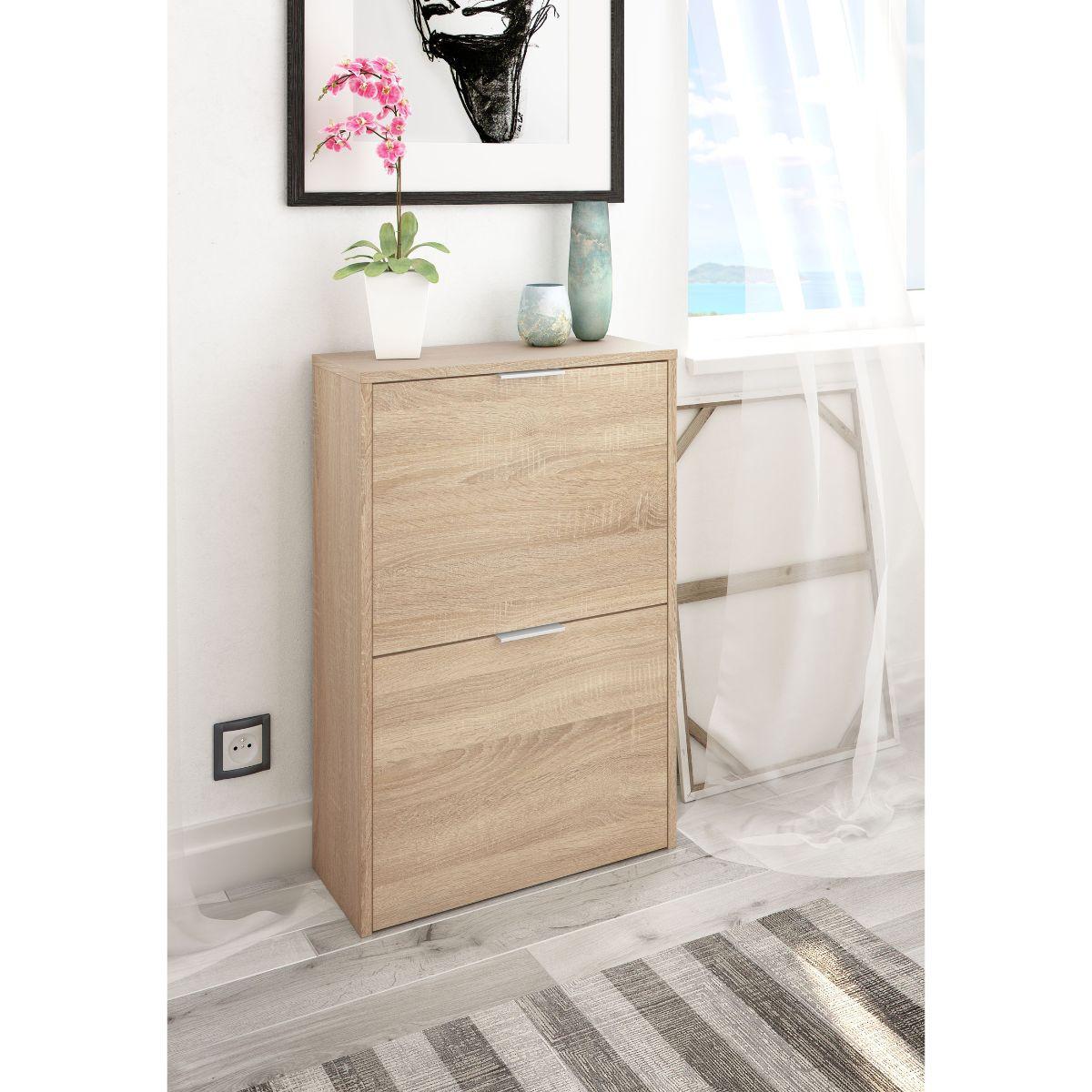 Calicosy Schuhschrank mit 2 Klappen Zapateros - L50 cm