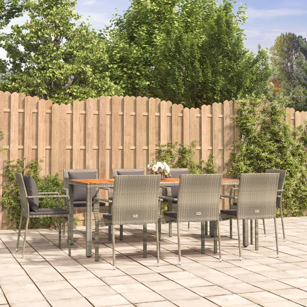 VidaXL Garten essgruppe poly-rattan