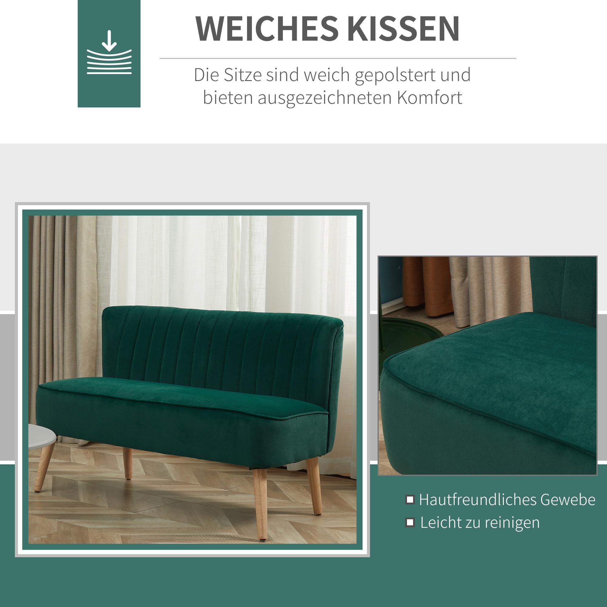 HOMCOM Sofa 2-Sitzer