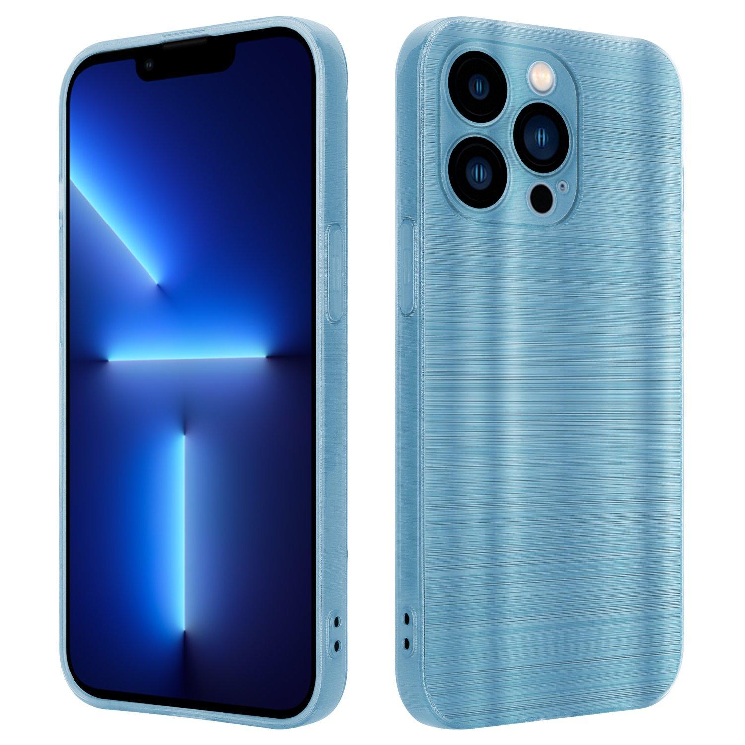 Cadorabo Hülle für Apple iPhone 13 PRO im Brushed Design
