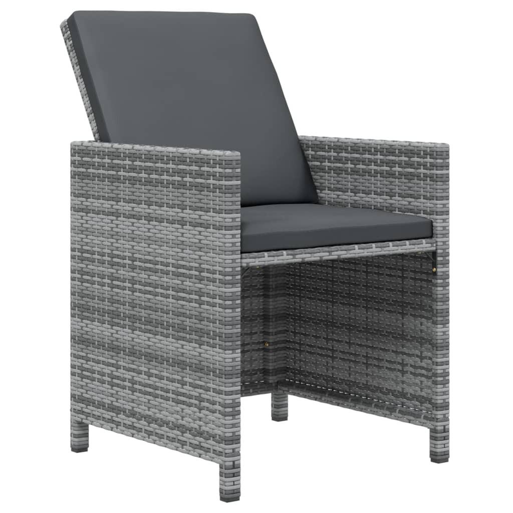 VidaXL Garten essgruppe poly-rattan