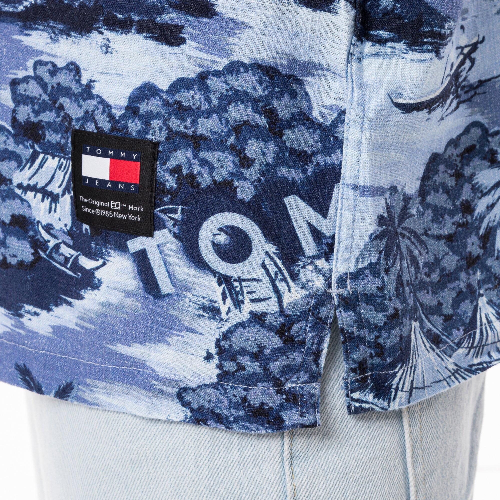 TOMMY JEANS TJM AO Hawaiian Camp Shirt