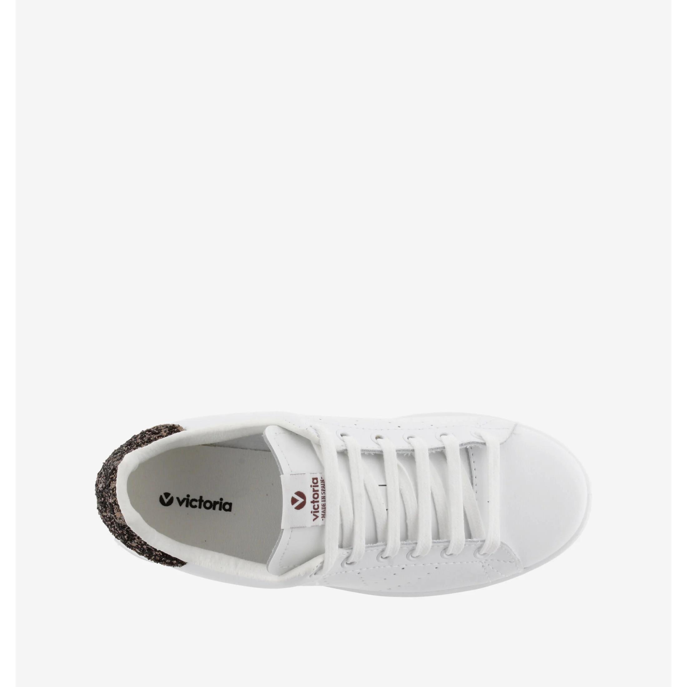 Victoria sneakers piel & glitter