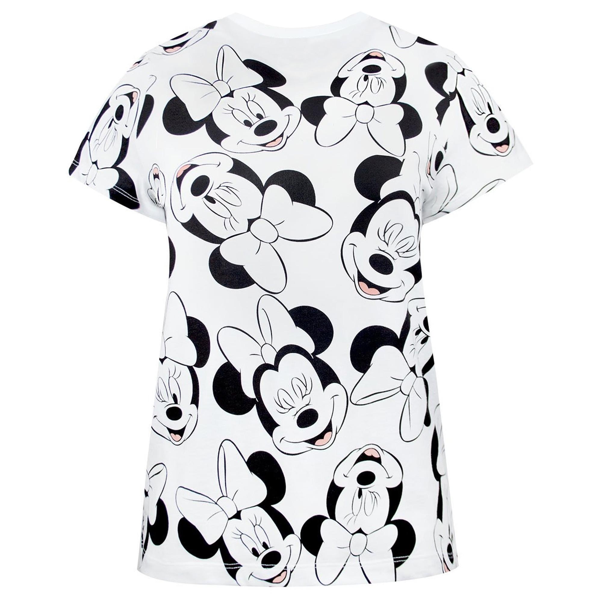 Minnie Mouse Logo Print T-Shirt