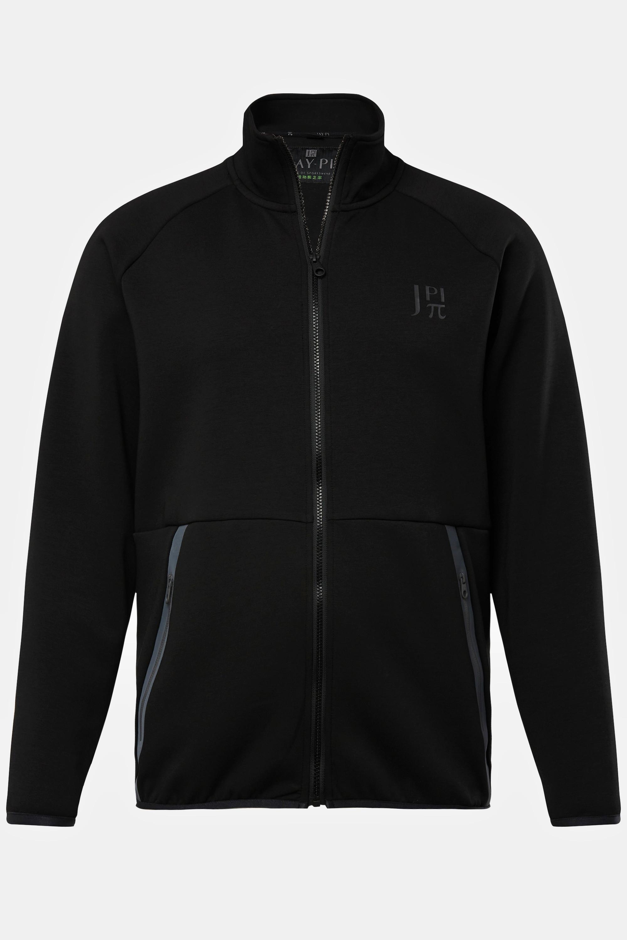 JP1880 Sweatjacke FLEXNAMIC®, Fitness, Stehkragen, Zipptaschen