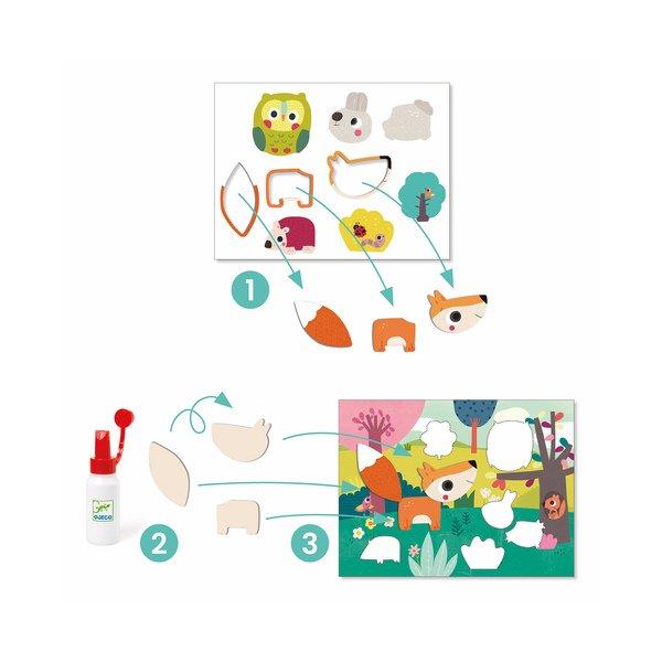 Djeco Bastelset Collagen Meine erste Collage