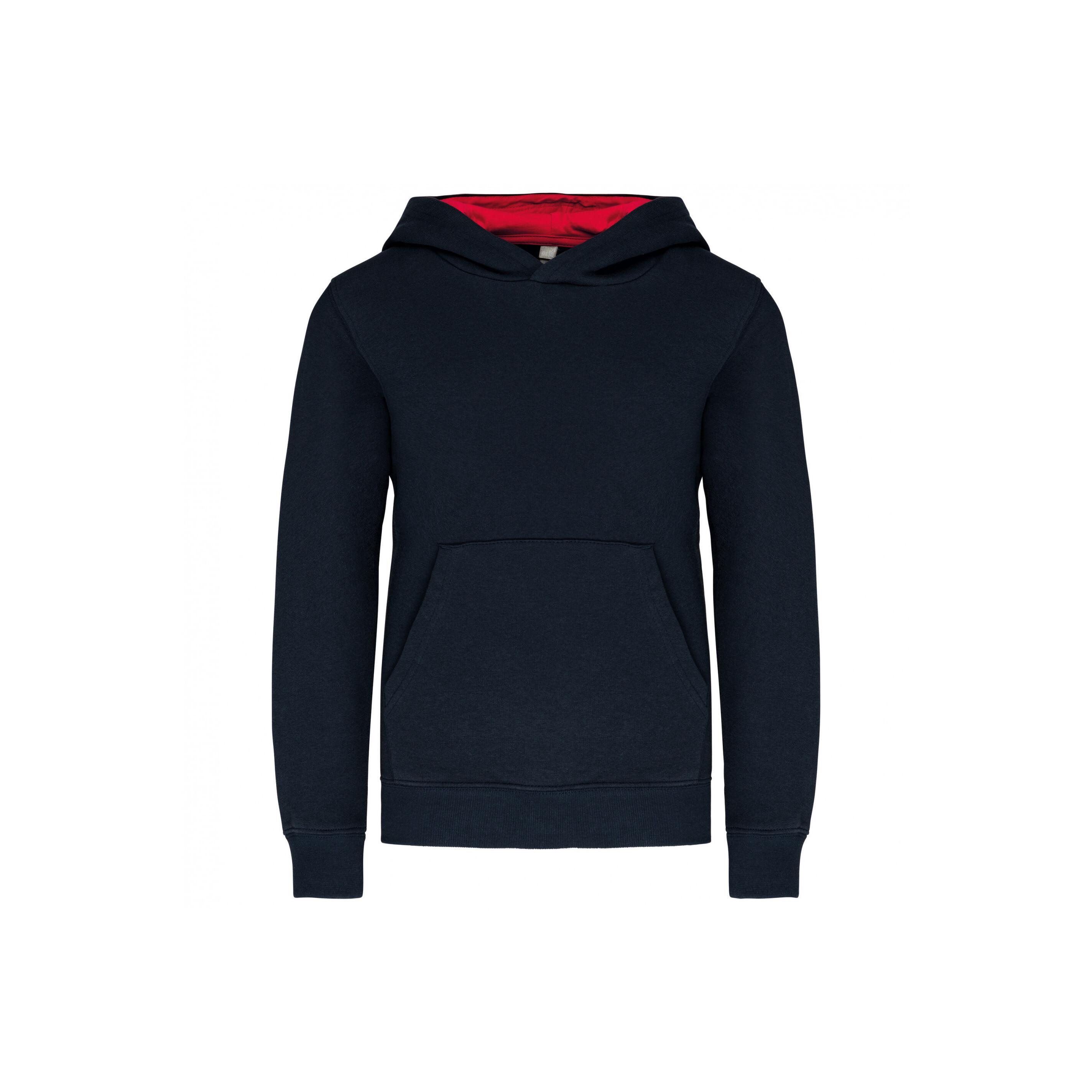 Kariban hoodie kinder contrastée