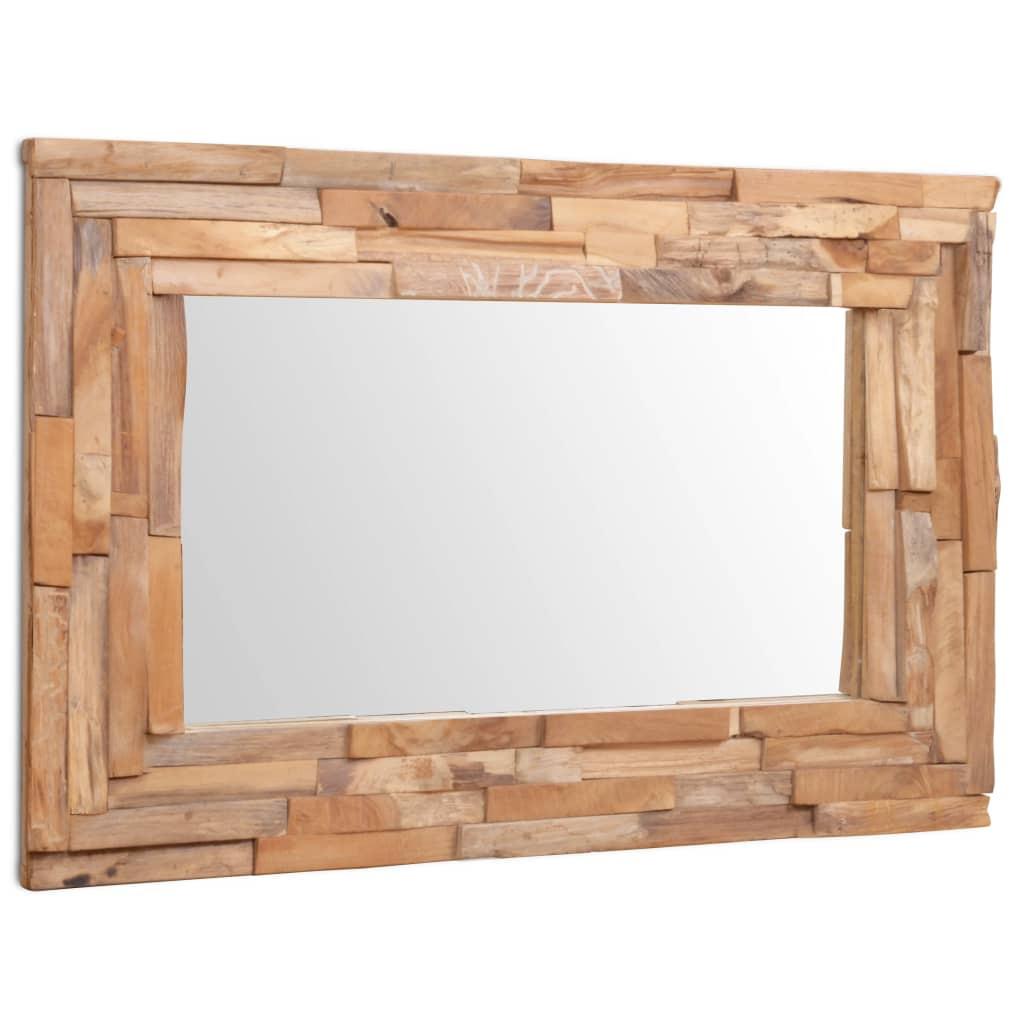 VidaXL Dekorativer spiegel teak