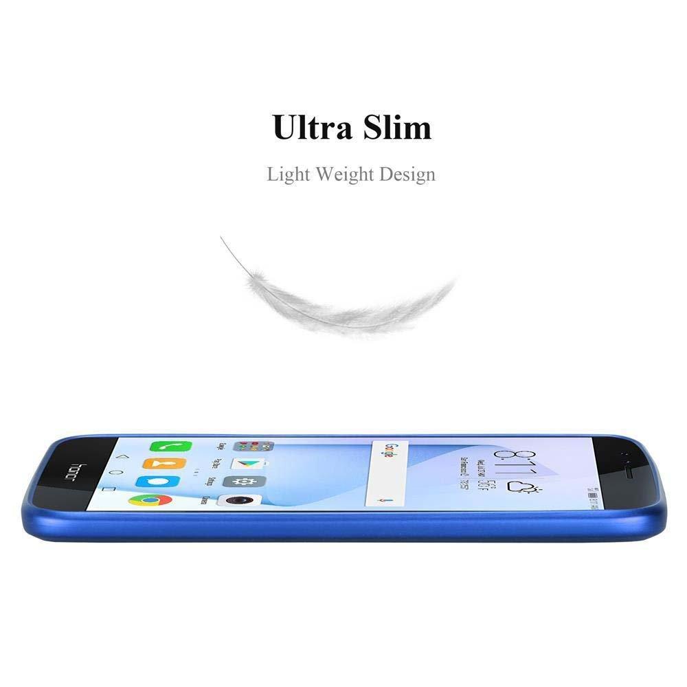 Cadorabo Hülle für Honor 8 8 PREMIUM Hard Case in Metall Optik