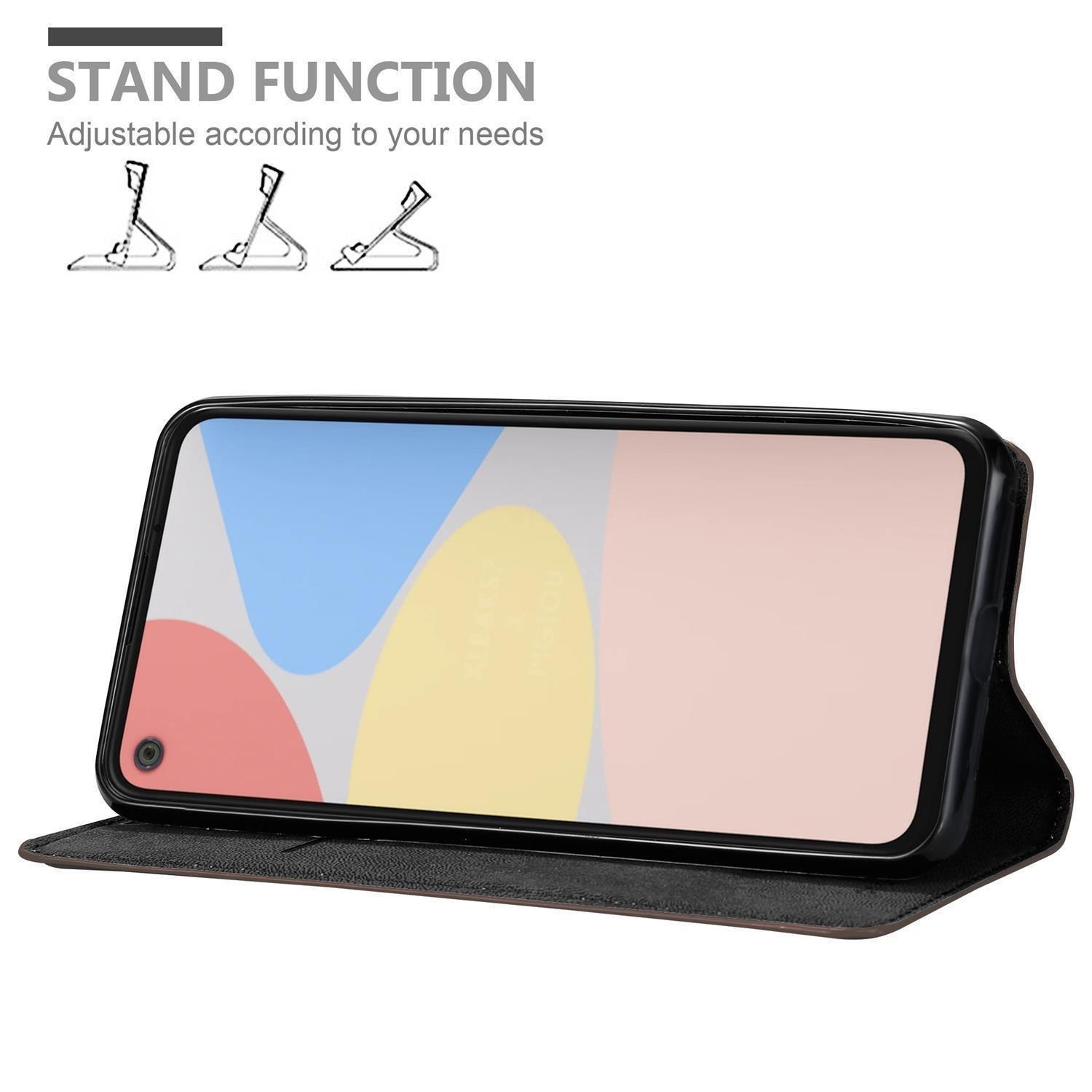 Cadorabo Hülle für Google PIXEL 4A Magnetverschluss, Kartenfach