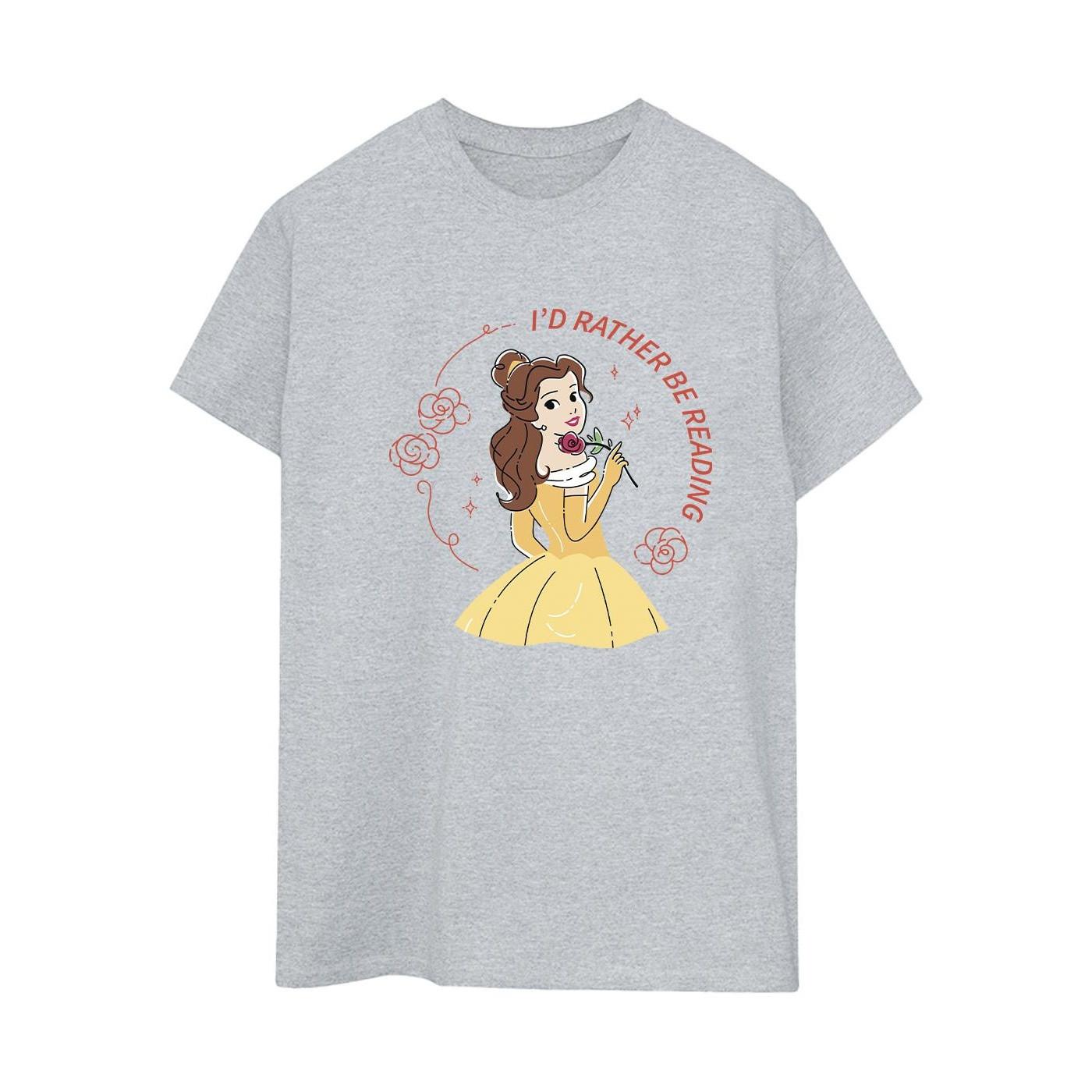 Disney Beauty And The Beast I'd Rather Be Reading T-Shirt