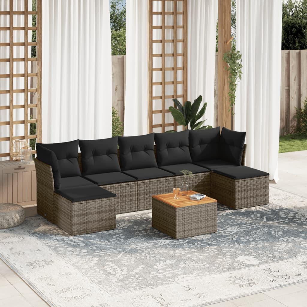 VidaXL Garten sofagarnitur poly-rattan
