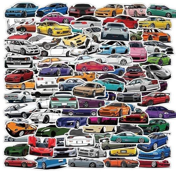 eStore 50x Aufkleber und Abziehbilder – VSCO-Autos