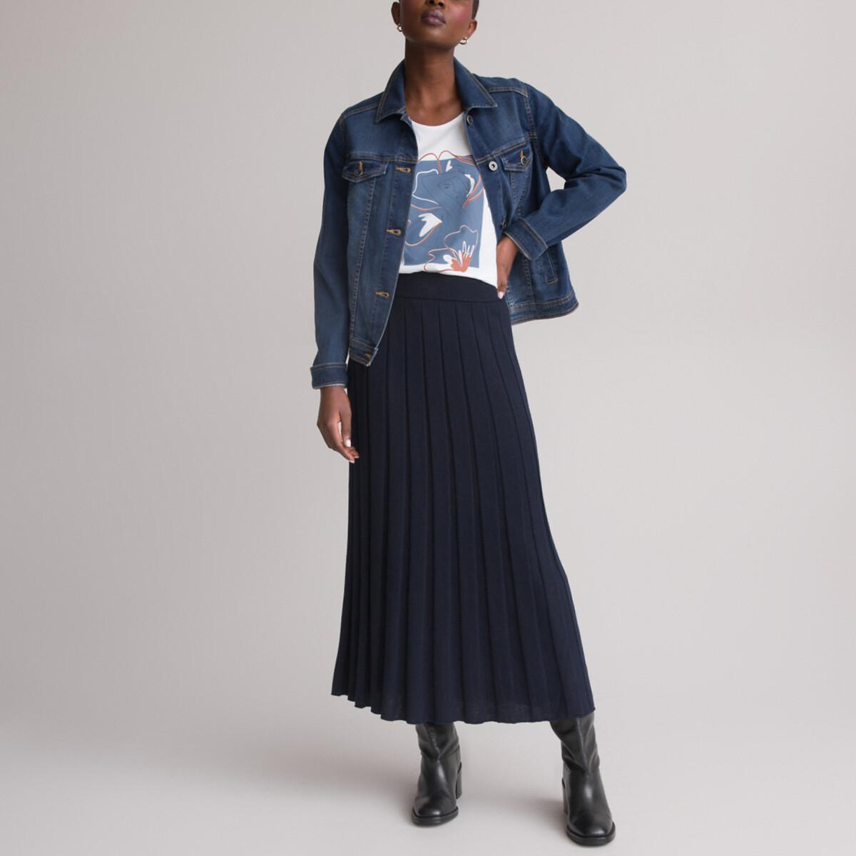 La Redoute Collections Langer Plisseerock