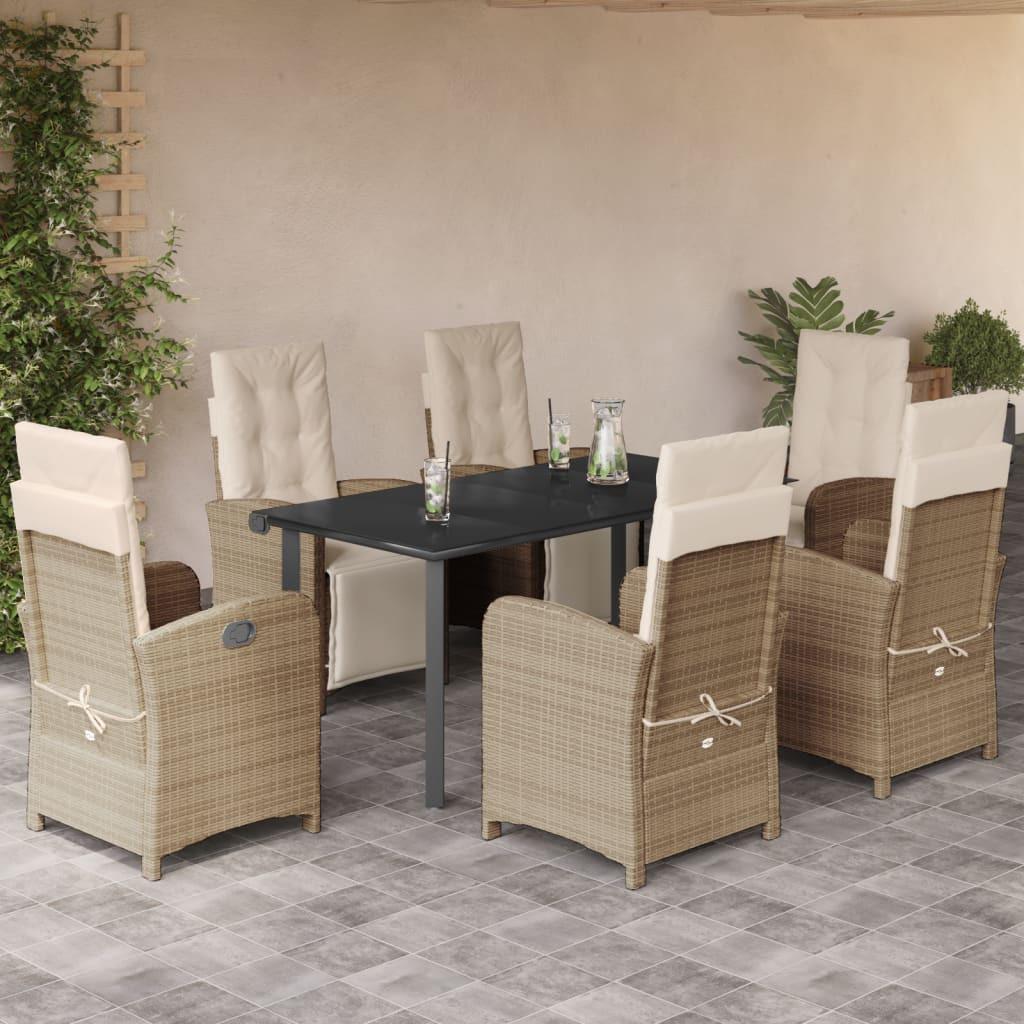 VidaXL Garten essgruppe poly-rattan