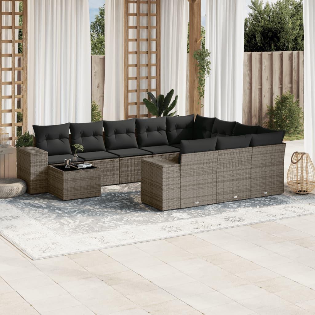 VidaXL Garten sofagarnitur poly-rattan