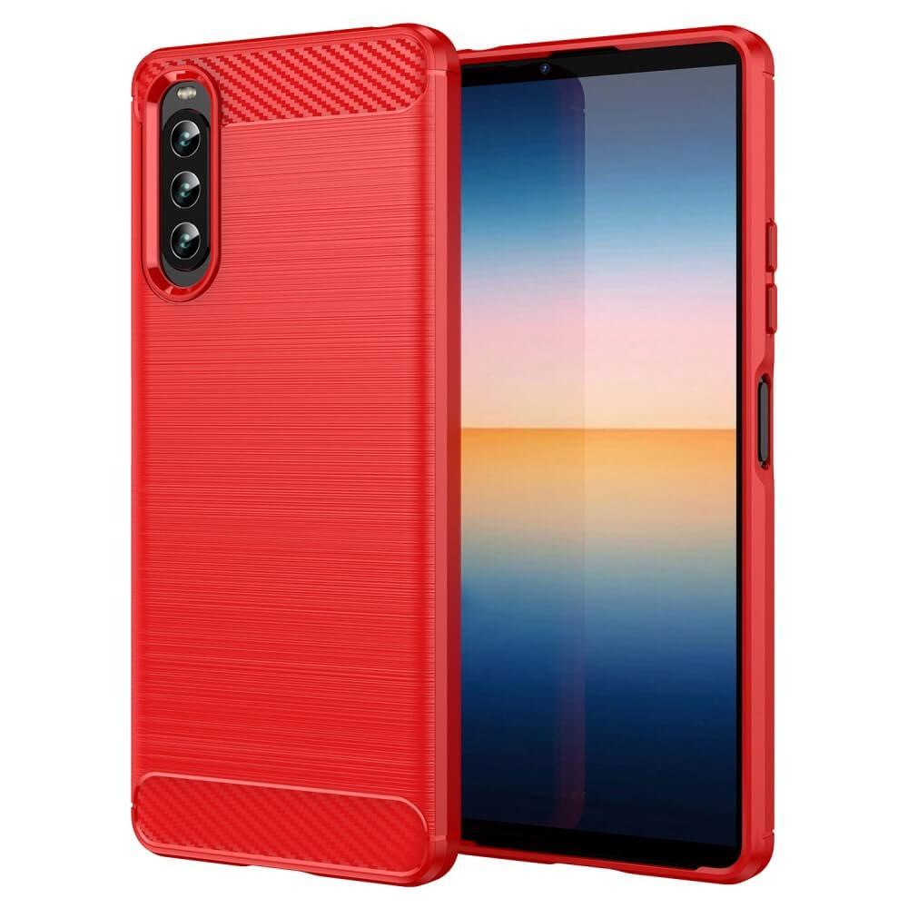 Cover-Discount Sony Xperia 10 IV - Metall Carbon Look Hülle